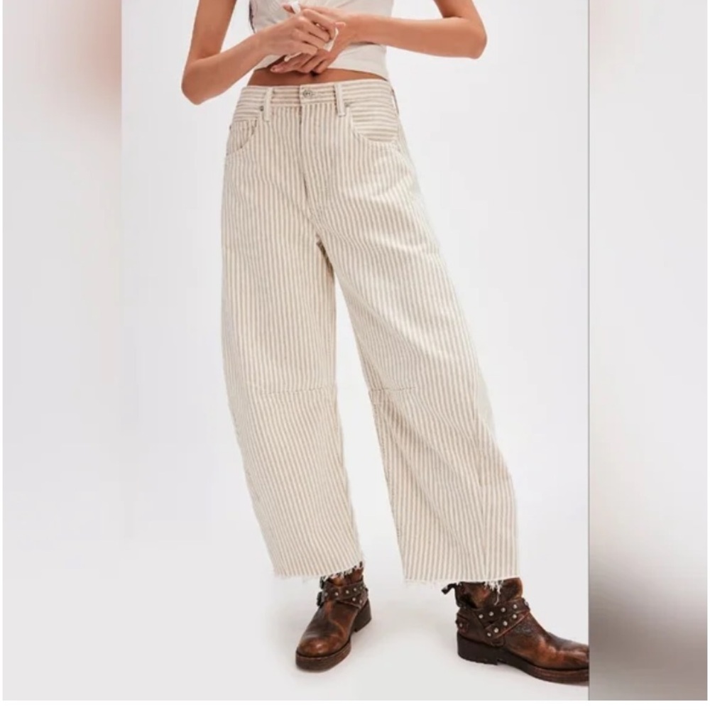 NWOT Citizens of Humanity Horseshoe striped khaki jeans